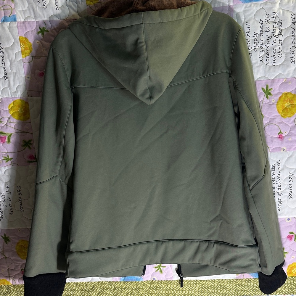 Rossignol Kara green hooded ski Jacket sz M - Picture 5 of 15
